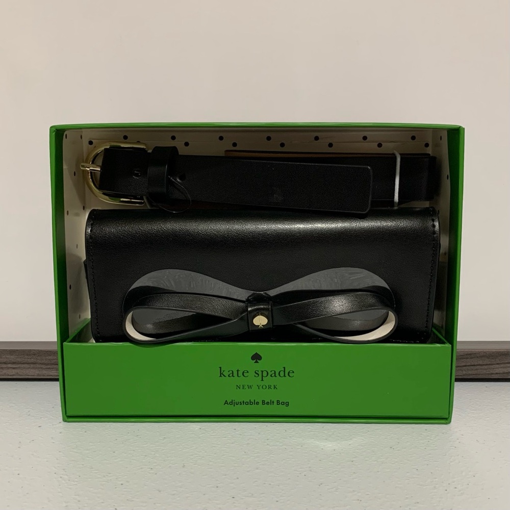 Kate Spade New York Adjustable Genuine Leather Belt Bag-Size L/XL New
